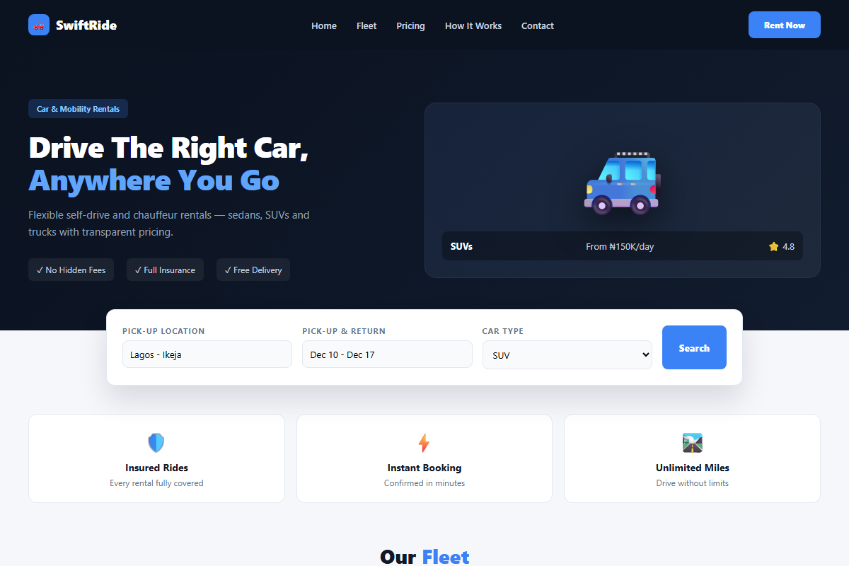 Rental & Mobility Service